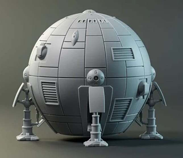 Battletech Union Class Map Scale Dropship image 0